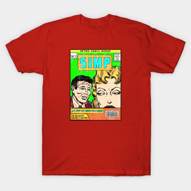 SIMP 50s COMIC T-Shirt by theanomalius_merch